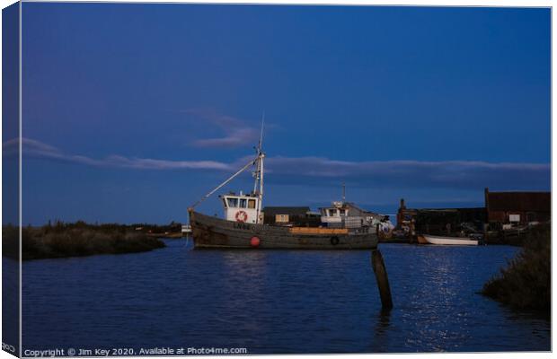 Brancaster Staithe Norfolk Canvas Print by Jim Key