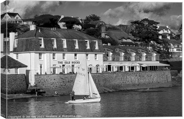 St Mawes Cornwall Canvas Print by Jim Key