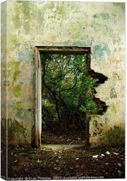 The Doorway Canvas Print by Ewan Thomson