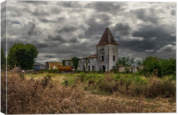 The Derelict Farm House Canvas Print by Dave Williams