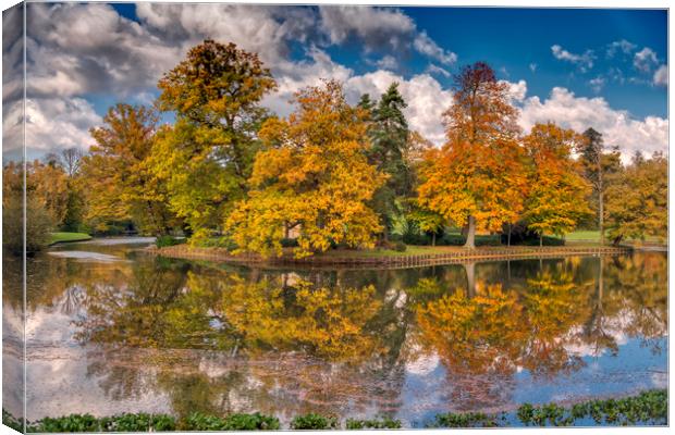 The Perfect Autumn Day Canvas Print by Dave Williams