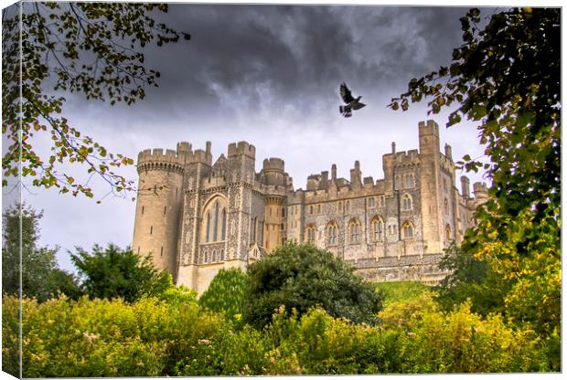 The Medieval Arundel Castle Canvas Print by Dave Williams