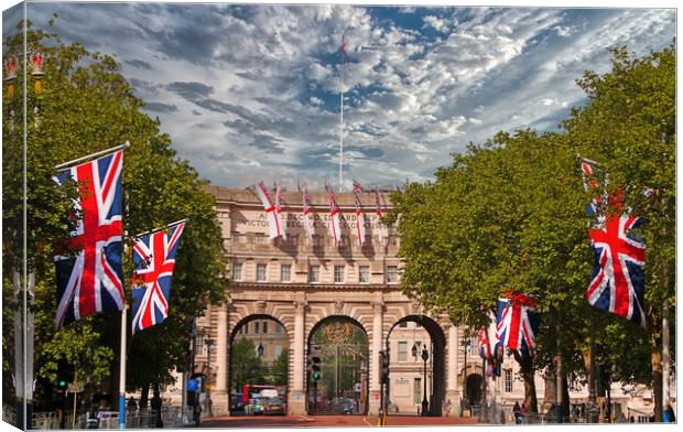 Admiralty Arch London Canvas Print by Dave Williams