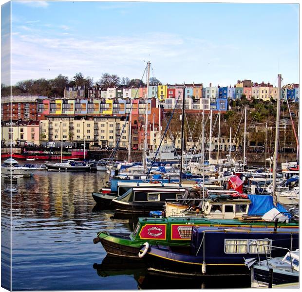 Bristol Harbourside Canvas Print by Steve Painter