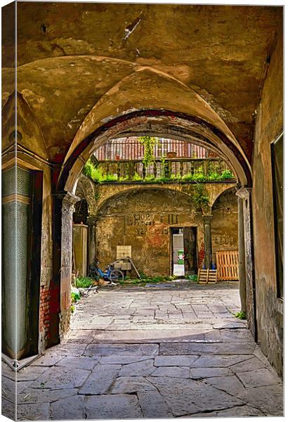 The charm of old Tuscany Canvas Print by Steve Painter