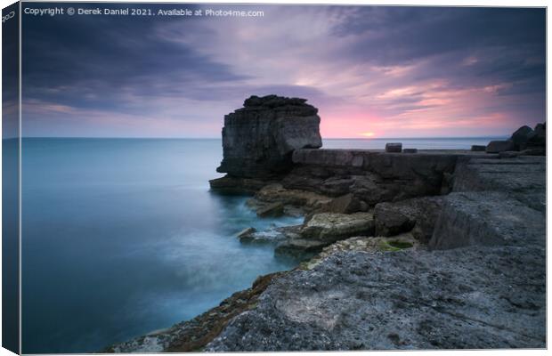 Sunset at Pulpit Rock #2, Portland Canvas Print by Derek Daniel