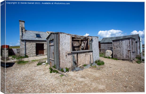 Rustic Charm of Portland Bill Canvas Print by Derek Daniel