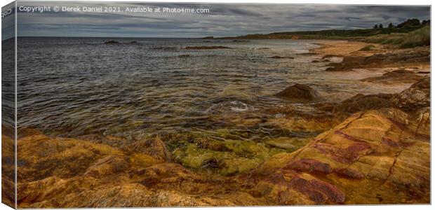 Hopeman Beach #6, Moray Canvas Print by Derek Daniel