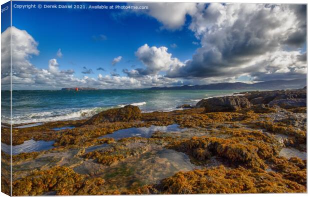 The View from Penmon #3, Anglesey, North Wales mai Canvas Print by Derek Daniel