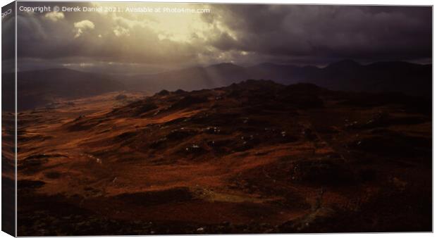 Light on the Land Canvas Print by Derek Daniel