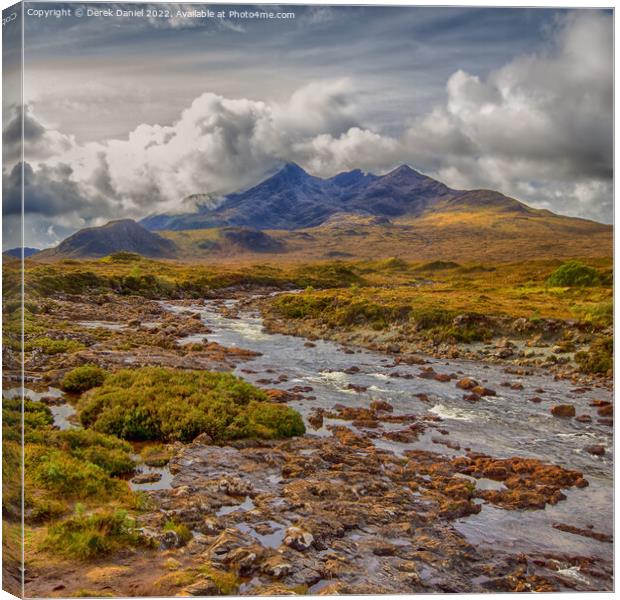 Moody Scottish Landscape Canvas Print by Derek Daniel