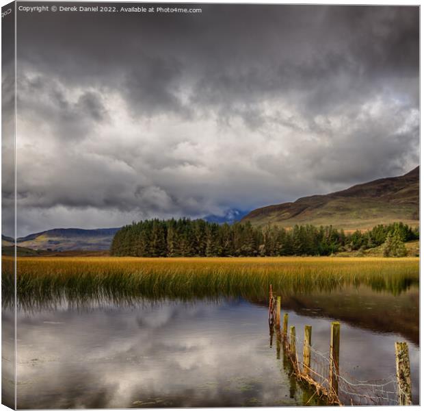 Loch Cill Chriosd, Skye, Scotland Canvas Print by Derek Daniel