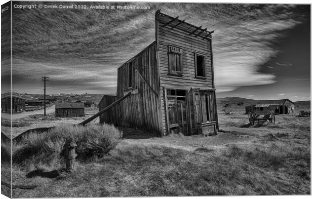 Haunting Beauty of Bodie Ghost Town Canvas Print by Derek Daniel