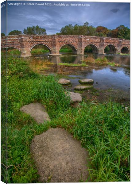 The Ancient Beauty of Whitemill Bridge Canvas Print by Derek Daniel