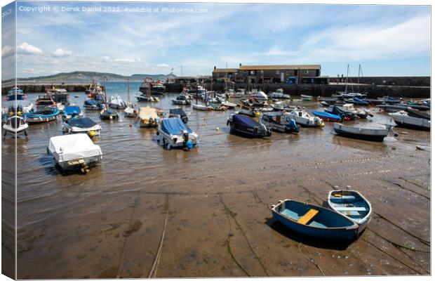 The Shimmering Pearl of Lyme Regis Canvas Print by Derek Daniel