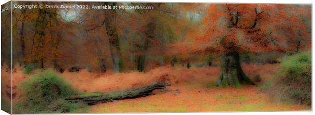 Enchanted Autumn Wonderland Canvas Print by Derek Daniel