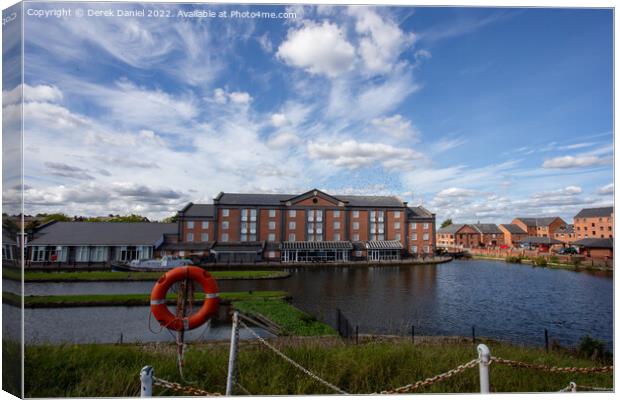 Ellesmere Port Canvas Print by Derek Daniel