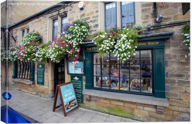 Delicious Delight in the Heart of Bakewell Canvas Print by Derek Daniel