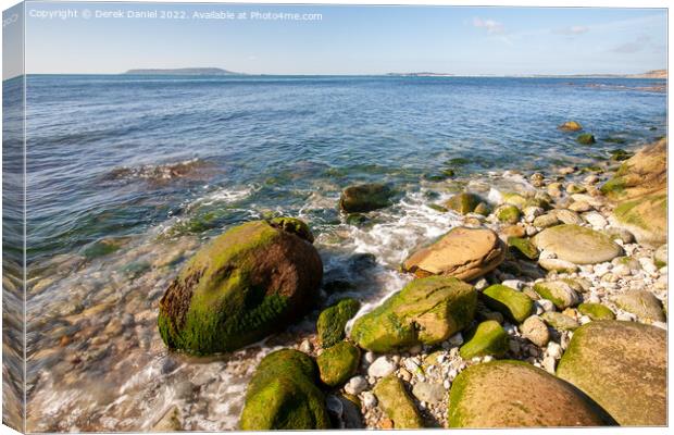 Beautiful Jurassic Coastline Canvas Print by Derek Daniel