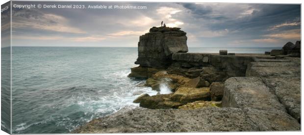 Pulpit Rock, Portland, Dorset Canvas Print by Derek Daniel