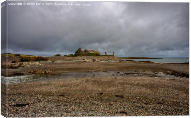 Eerie Abandonment Canvas Print by Derek Daniel