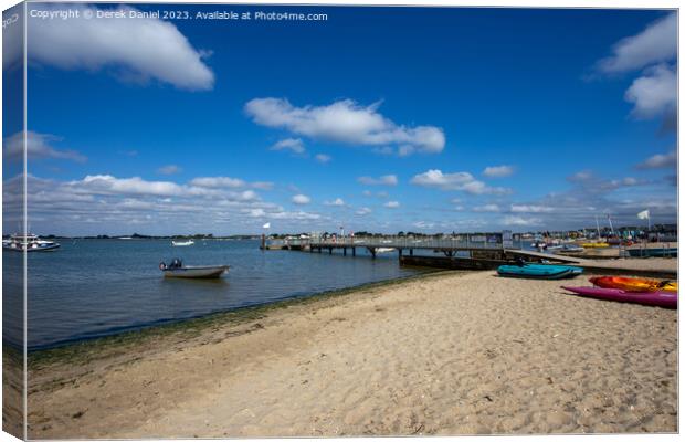 Secluded Haven in Dorset Canvas Print by Derek Daniel