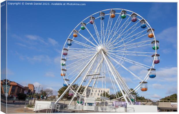 Amazing View from The Bournemouth Big Wheel Canvas Print by Derek Daniel