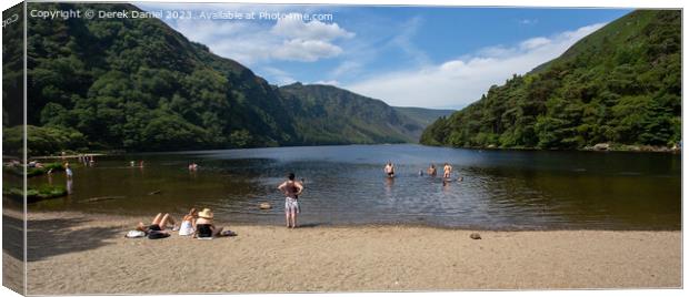 Mystical Beauty of Glendalough Canvas Print by Derek Daniel