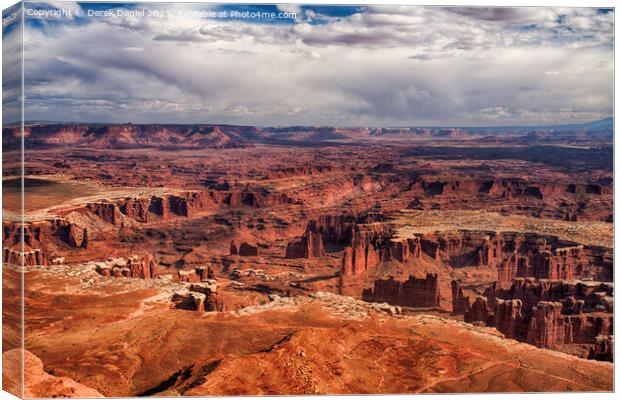 Stunning Scenery at Canyonlands National Park Canvas Print by Derek Daniel