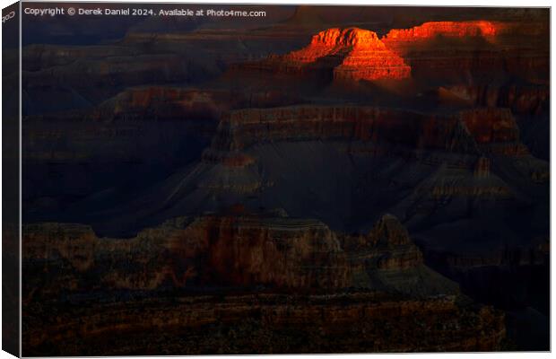 Grand Canyon National Park at sunrise Canvas Print by Derek Daniel