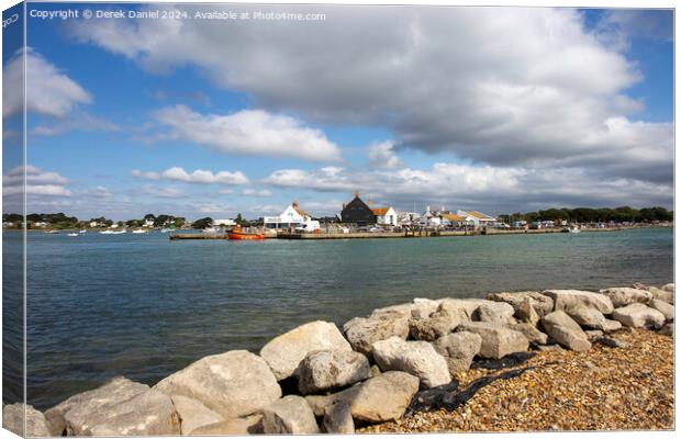 Coastal Tranquility Canvas Print by Derek Daniel