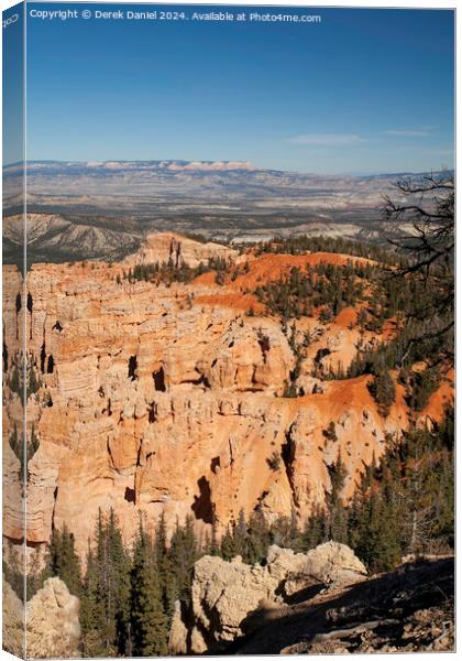 Scenic View Over Bryce Canyon Canvas Print by Derek Daniel