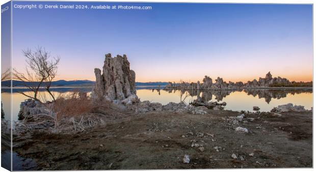 Sunset at Mono Lake Canvas Print by Derek Daniel