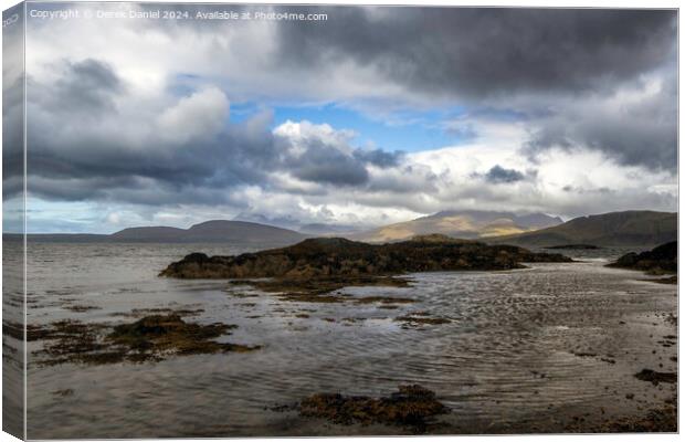 Ord Bay, Skye Canvas Print by Derek Daniel