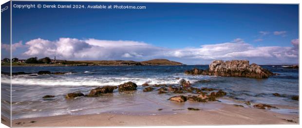 Mellon Udrigle, Laide, Scotland Canvas Print by Derek Daniel