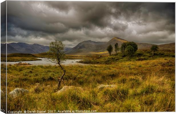 Majestic Highland Landscape Canvas Print by Derek Daniel