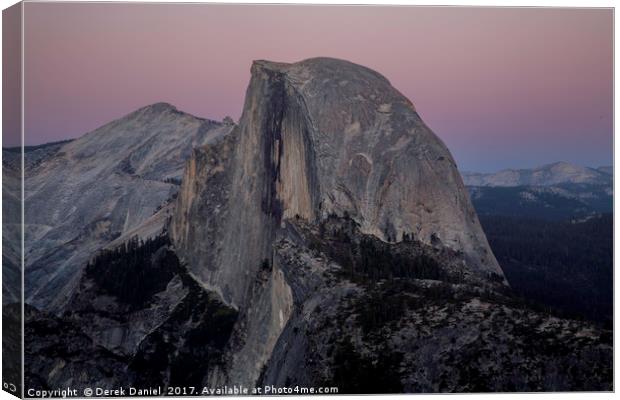 Half Dome Yosemite Canvas Print by Derek Daniel