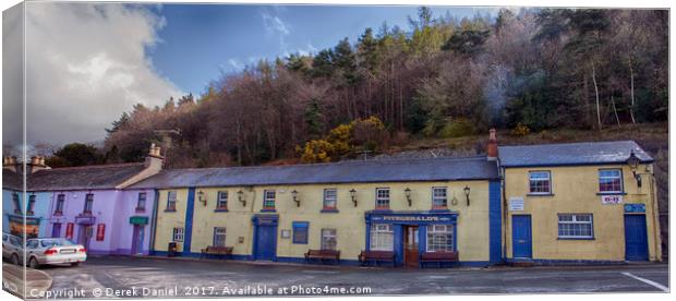 The Charming Irish Pub Canvas Print by Derek Daniel