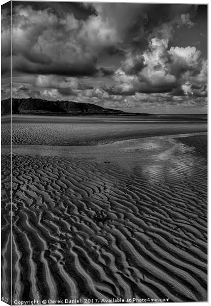 Lligwy Beach, Anglesey Canvas Print by Derek Daniel