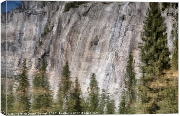 Reversing Reality Yosemites Surreal Reflection Canvas Print by Derek Daniel