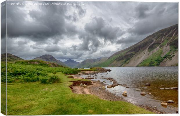 Wastwater, The Lake District  Canvas Print by Derek Daniel