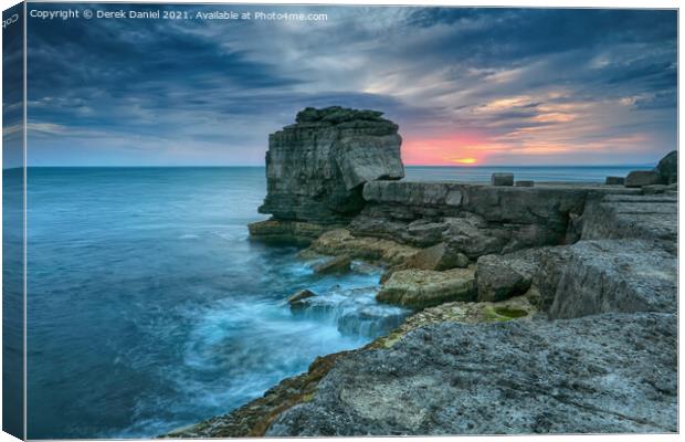 Pulpit Rock #2, Portland, Dorset Canvas Print by Derek Daniel