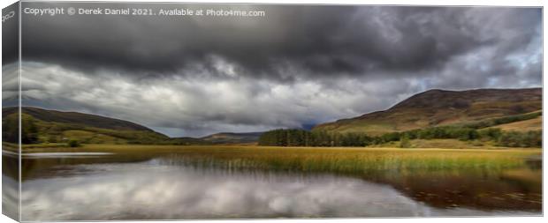 Loch Cill Chriosd, Skye, Scotland (panoramic) Canvas Print by Derek Daniel