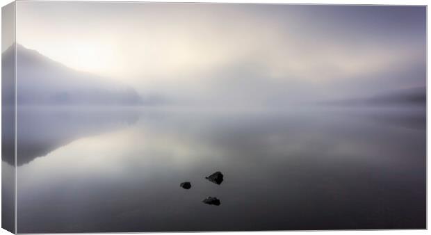 Loch Achray Canvas Print by overhoist 