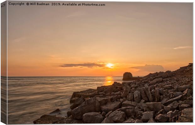 Pulpit Rock Sunset Canvas Print by Will Badman