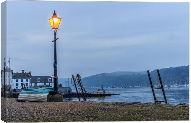 Early Morning in Dartmouth Canvas Print by David Belcher