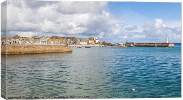 St Ives, Cornwall Canvas Print by David Belcher