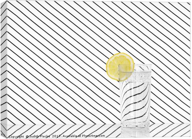 With ice and lemon Canvas Print by Judith Flacke