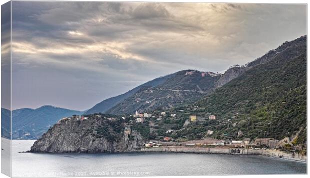 Corniglio, Cinque Terre, Italy.   Canvas Print by Judith Flacke