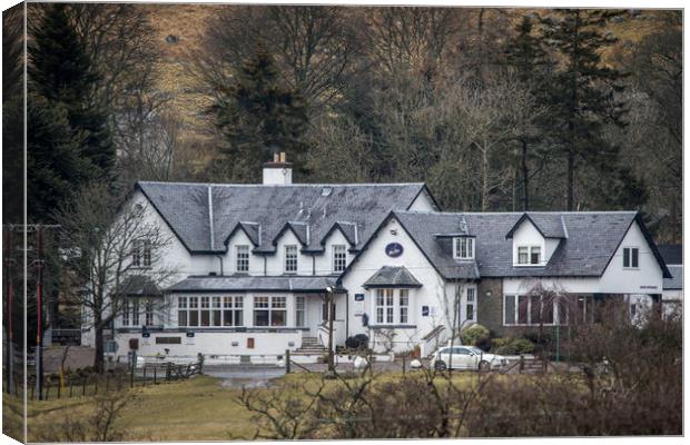 Glen Clova Hotel Canvas Print by Bill Nicoll